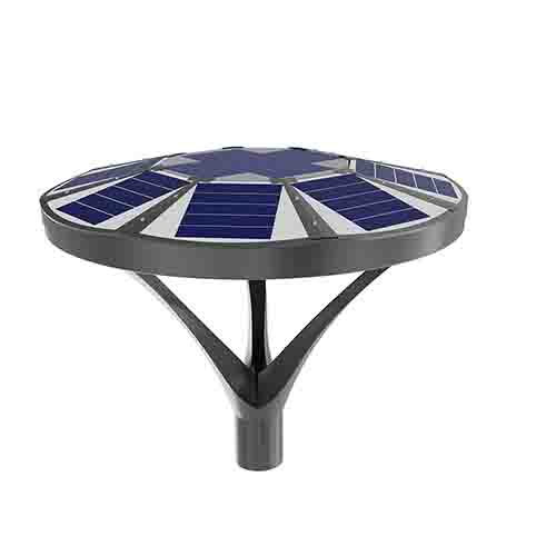 N00710 40 watt solar column headlight